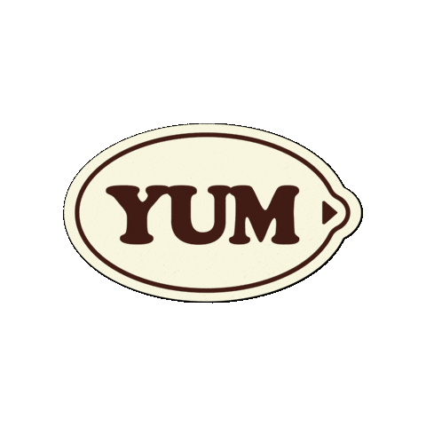 Yum Sticker by Peaches Pilates