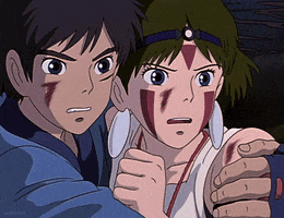 San And Ashitaka Gifs Get The Best Gif On Giphy