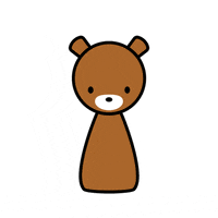 Brown Bear Wink GIF