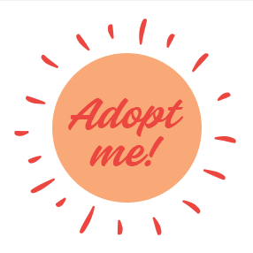 Adopt Sticker by Three Little Pitties Rescue