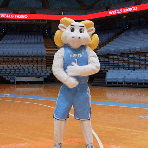 Tar Heels Ncaa GIF by Wells Fargo