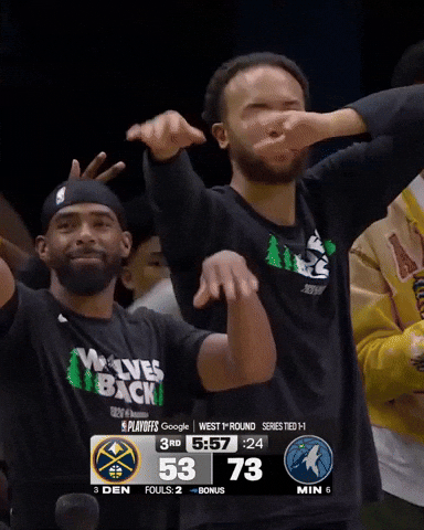 Nba Hype GIF by Minnesota Timberwolves