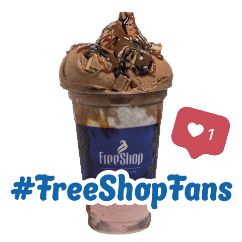 Free Shop Helados Sticker