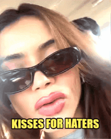Kisses Haters GIF