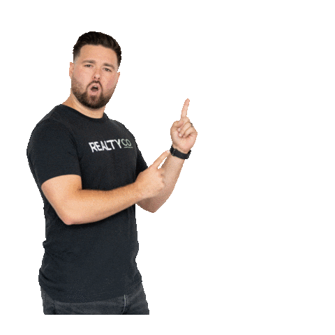 Pointing Sticker by Kelsey Kerr