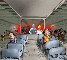 Wrong Turn Bus GIF by PERFECTL00P