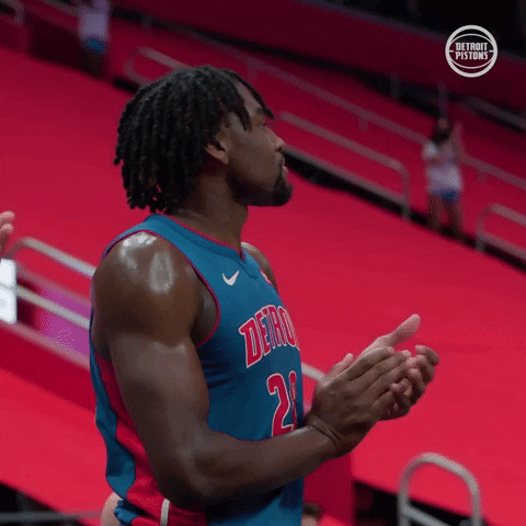Sport Basketball GIF by Detroit Pistons