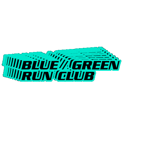 Blue / Green Training Sticker