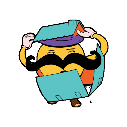 Happy Art Sticker by Choorma Studio