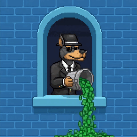 Make It Rain Dog GIF by SkyDog Social