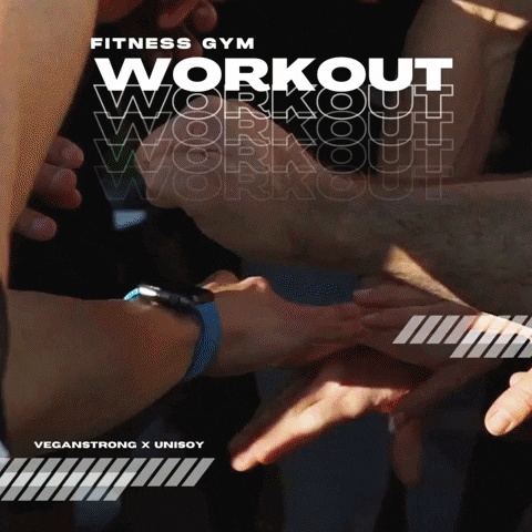 Fitness Workout GIF by Unisoy Plant-Based Jerky