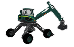 Bagger Schaufel Sticker by Wurzer Umwelt GmbH