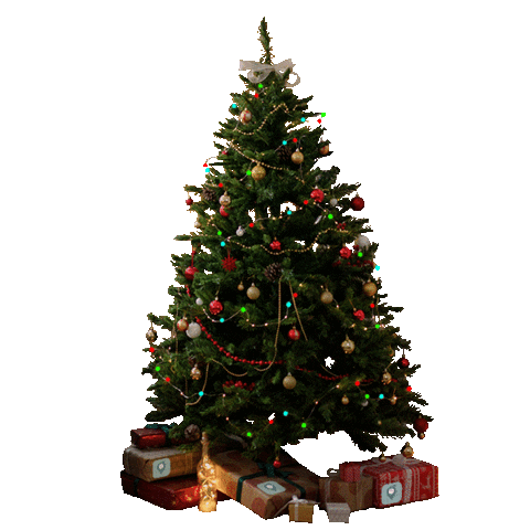Christmas Tree Sticker by DropFriends