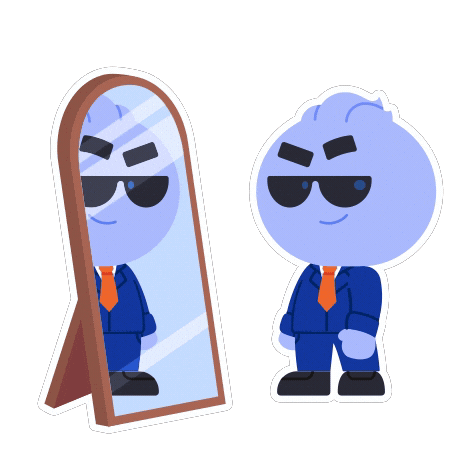 Mirror Agent Sticker by Kudai