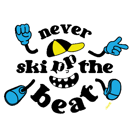 Skippo Sticker by Yves Jocham