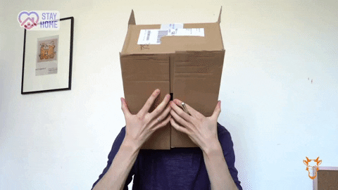 Box Hiding GIF by The Goat Agency