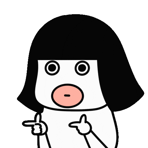 Girl くちびる Sticker