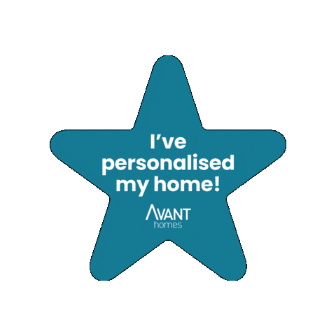 Star Newbuild Sticker by Avant Homes