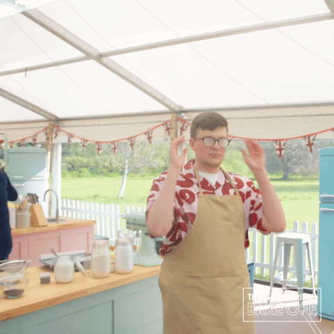 Steam Vision GIF by The Great British Bake Off