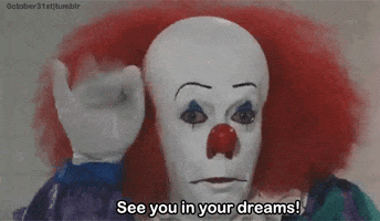 scary pennywise the clown GIF