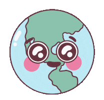 Earth Feliz Sticker