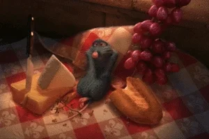  cheese bread relaxing ratatouille remy GIF
