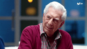 Mario Vargas Llosa Television GIF by Movistar Plus+