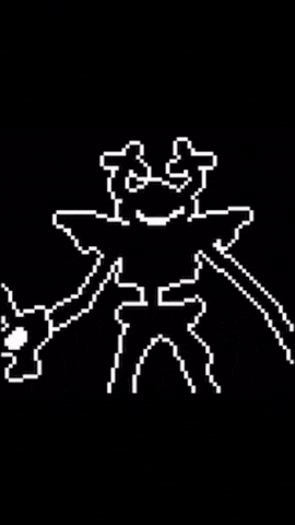 Skeleton Deltarune GIF