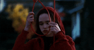 Hanging Ellen Page GIF