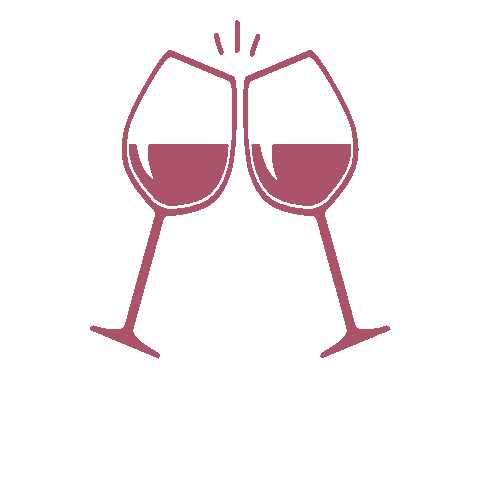 Cheers Sticker by The Vine Room