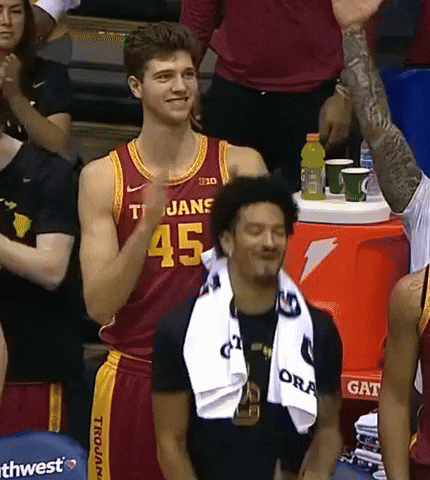 Basketball Hoops GIF by USC Trojans