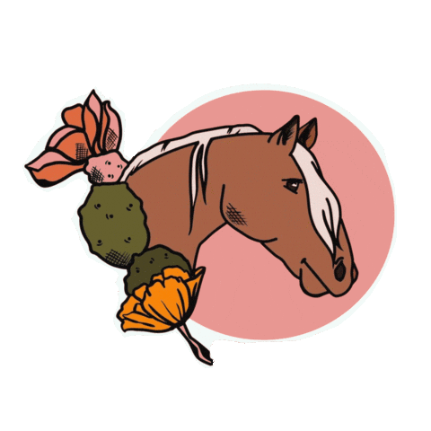 Horse Palomino Sticker