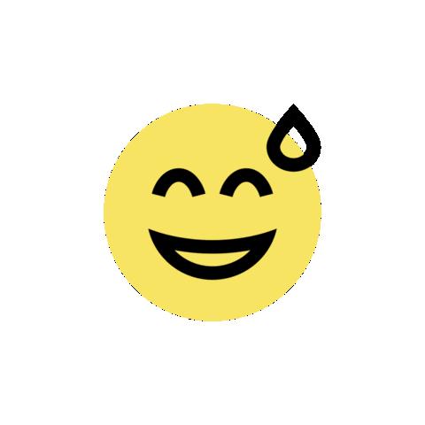 Emoji Laughing Sticker by Das richtige Fenster