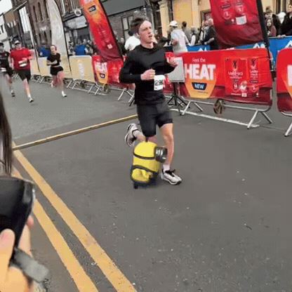Out Of Shape Running GIF