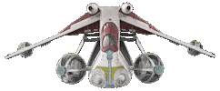 Gunship Battle Of Geonosis Sticker by SWTVC