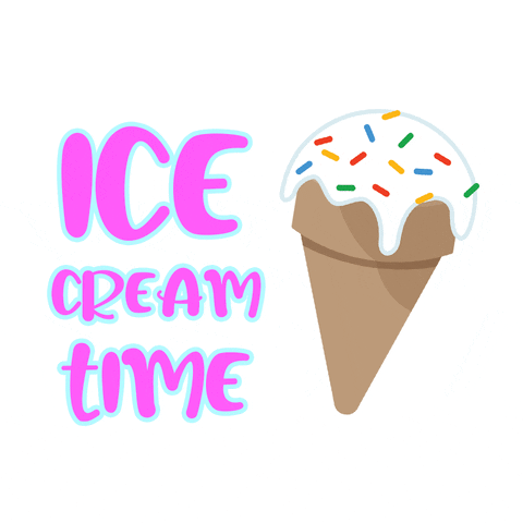 Ice Cream Emoji GIF by Animanias