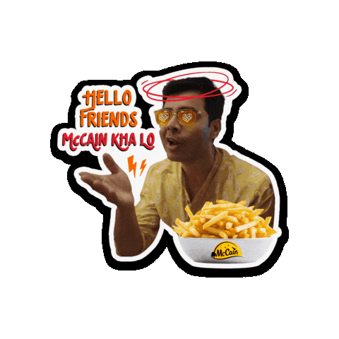 Hello Friends Snack Sticker by McCain Foods India