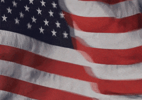 American Flag Animation GIF