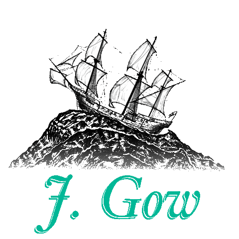 Pirates Pirate Ship Sticker by J. Gow Rum