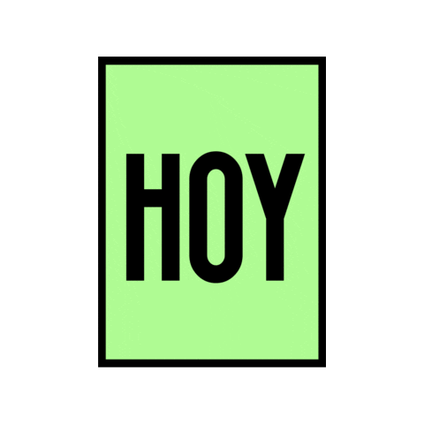 Typography Agencia Sticker by HOY México