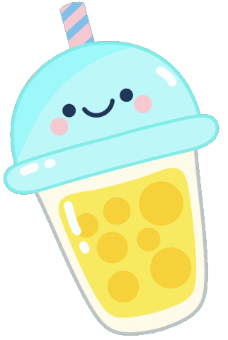 Happy Bubble Tea Sticker