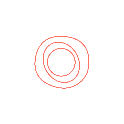Circle Squiggle Sticker by yesHEis