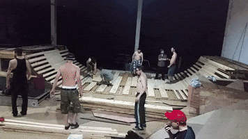 Skate Construction GIF by GIF CHANNEL - GREENPLACE PARK