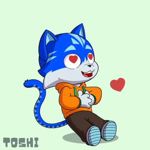 I Love You Omg GIF by Toshithecat