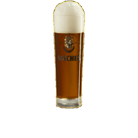 Bier Schwarzbier Sticker by Brauerei Loscher