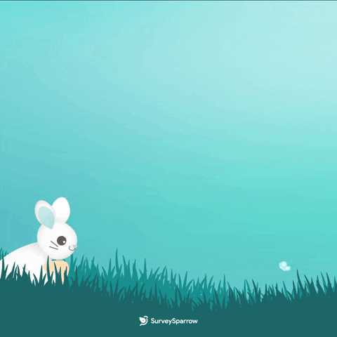 Easter Bunny Illustration GIF by SurveySparrow