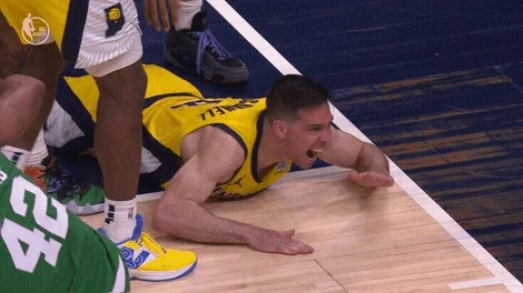 Yell Indiana Pacers GIF