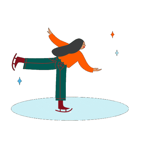 Ice Skating Sticker by Irvine Spectrum Center