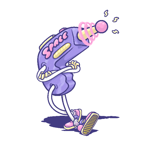 Space Laser Sticker by angelflemus17