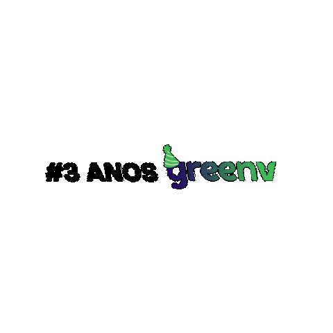 3 Anos Greenv Sticker by GreenV